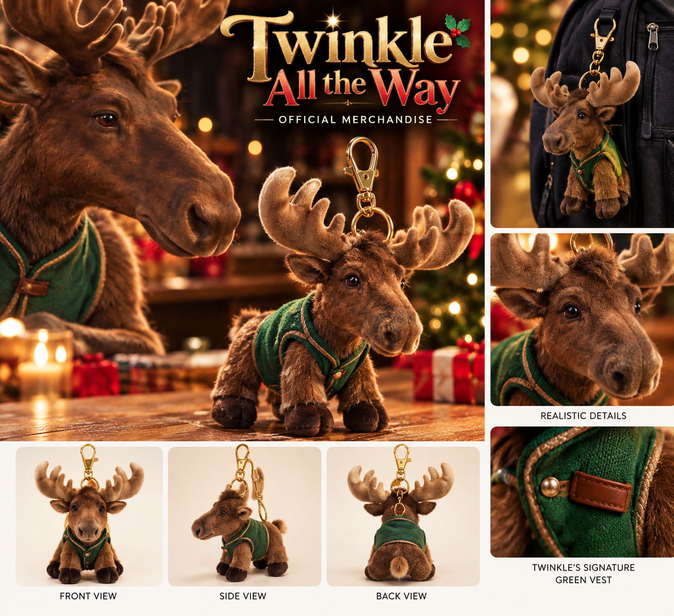 Twinkle plush keychain merchandise showcase